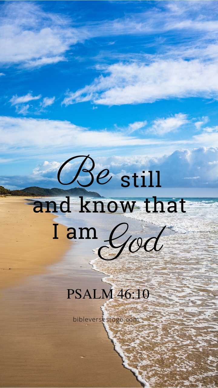 Beach2 Psalm 46:10 - Bible Verses To Go