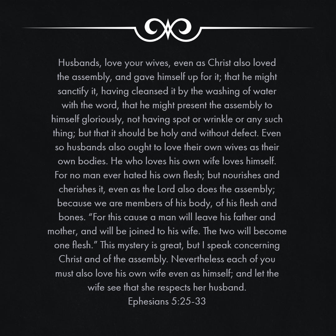 Ephesians 525-33 - Husbands Love Your Wives picture
