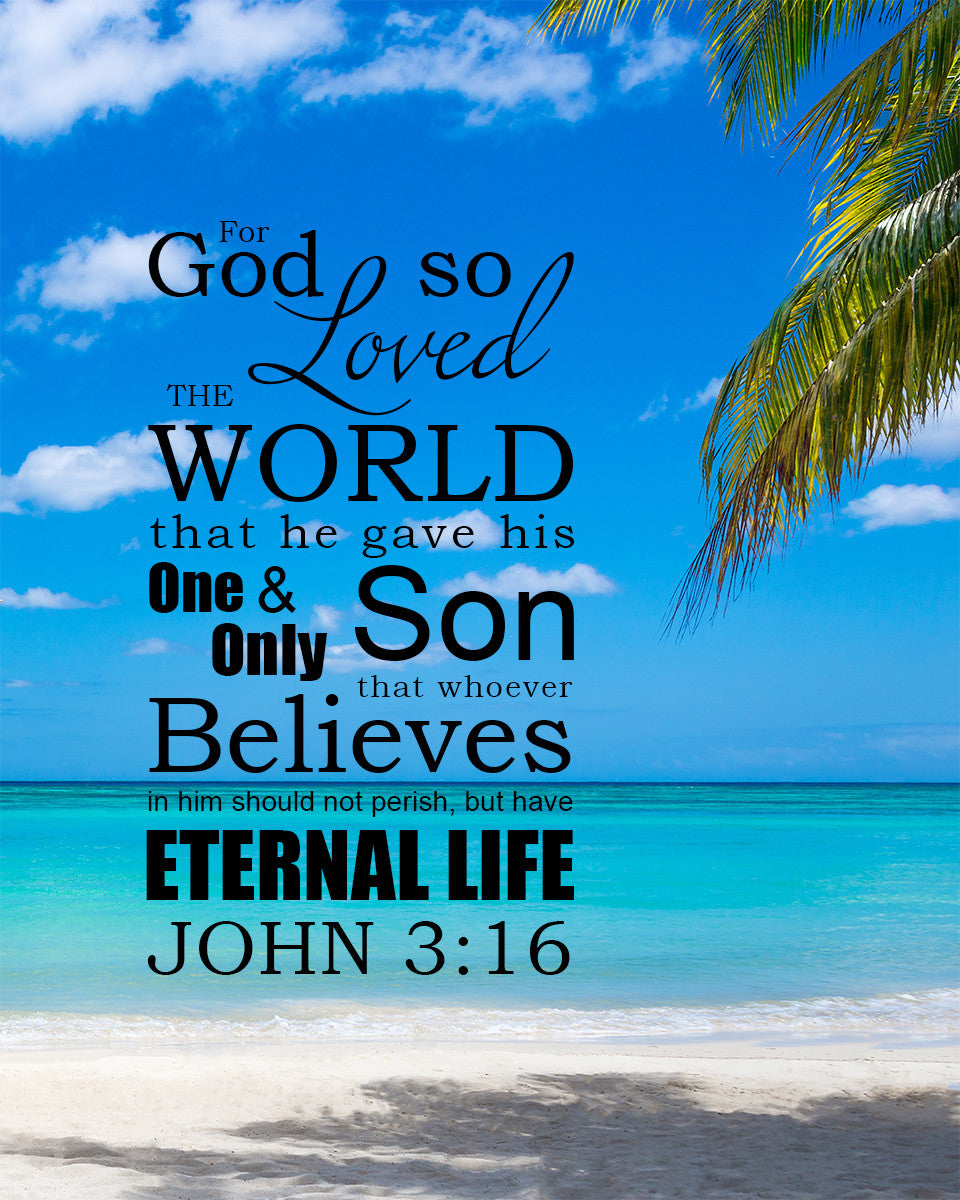 John 3 16 Free Printable