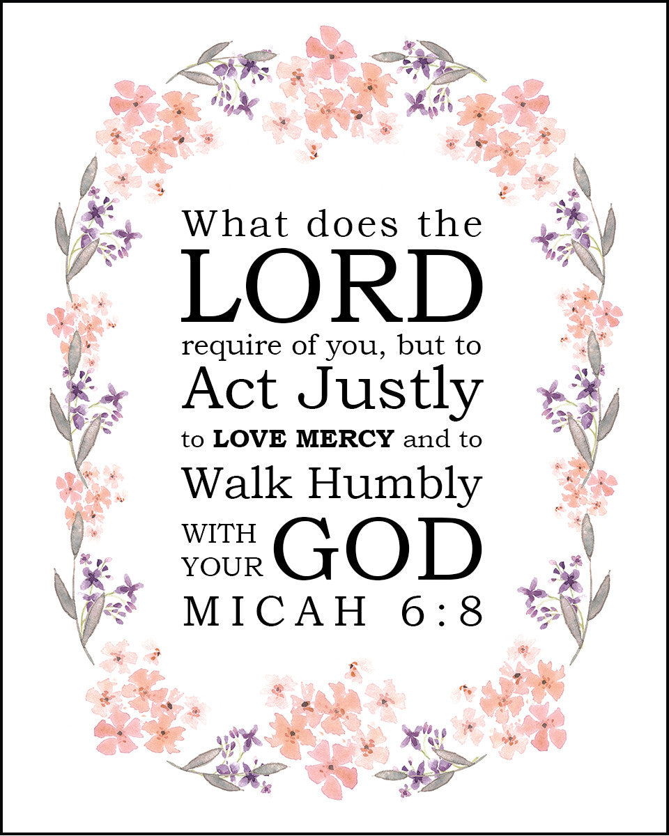 Image result for Micah 6:8