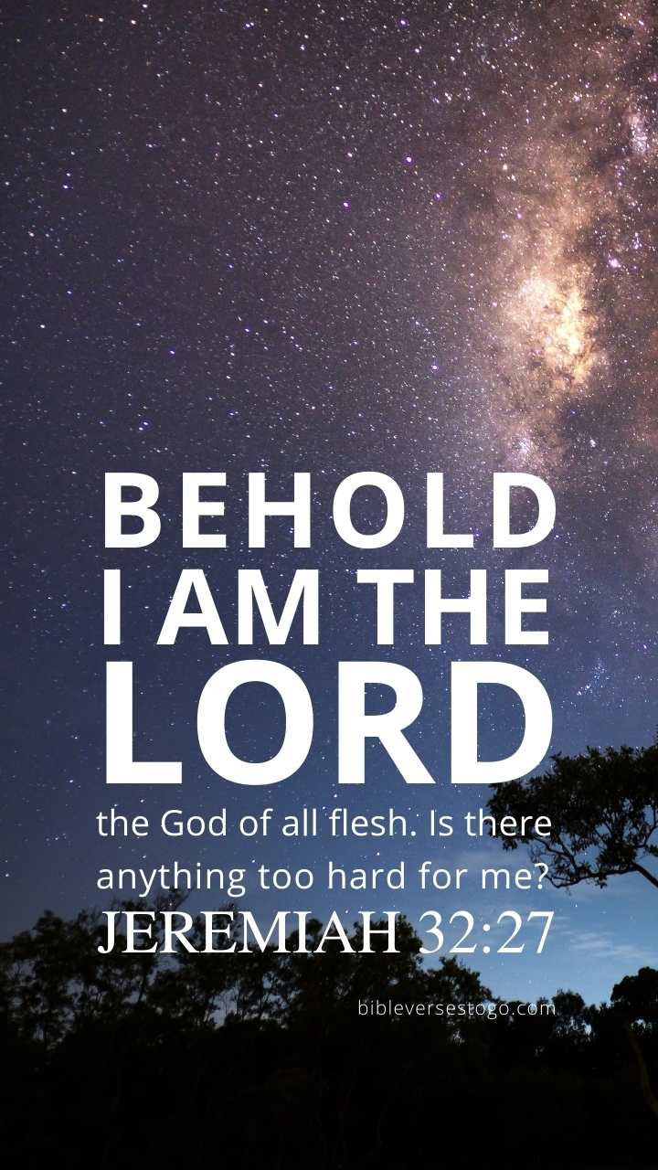 Milky Way Sky Jeremiah 32 27 Phone Wallpaper Free Bible Verses To Go