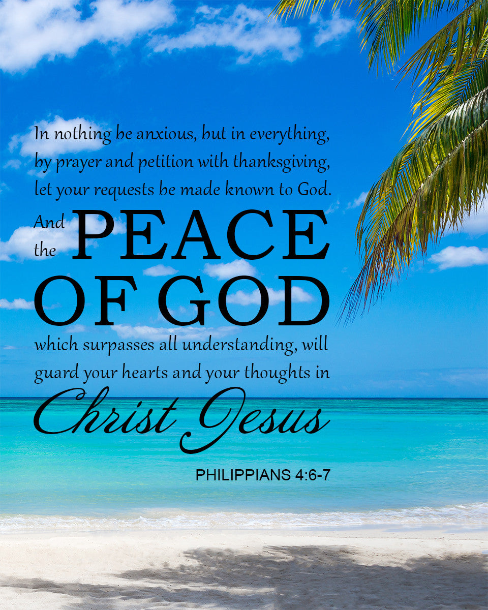 Philippians 46 7 Peace Of God Free Bible Verse Art