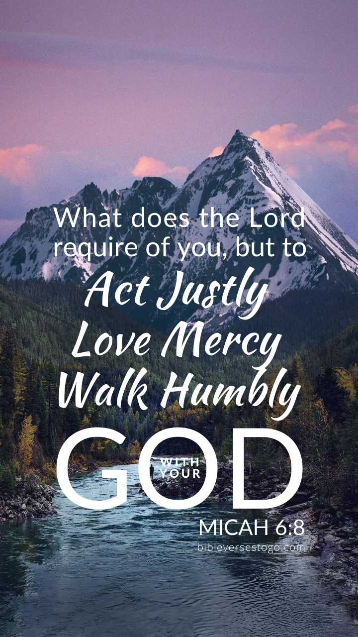 River Valley Micah 6:8 Phone Wallpaper - FREE - Bible Verses To Go