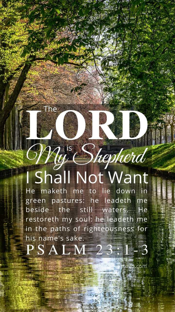 Stillwater Psalm 23:1-3 - Bible Verses To Go