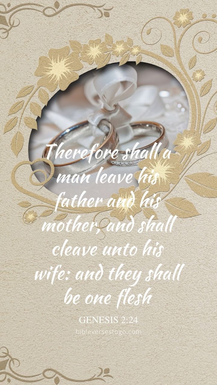 Wedding Rings Genesis 2 24 Phone Wallpaper Free Bible Verses To Go