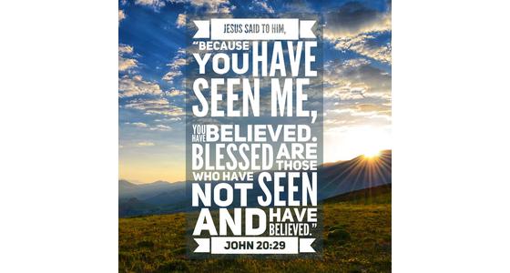 Image result for John 20:29