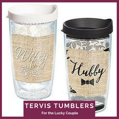 Tervis Tumblers for the Bride and Groom Top Notch Gift Shop