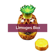 Pineapple With Slice Limoges Box by Rochard™ | Top Notch Gift Shop