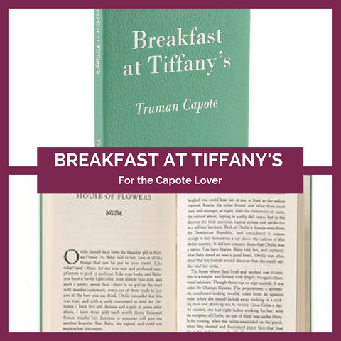 Breakfast at Tiffany's Leatherbound Book Top Notch Gift Shop