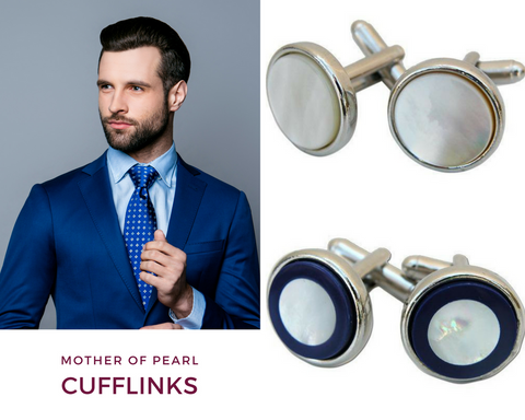 Mother of Pearl Cufflinks | Top Notch Gift Shop