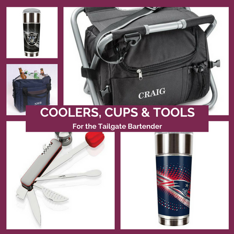 Personalized Coolers, Cups, and Tools