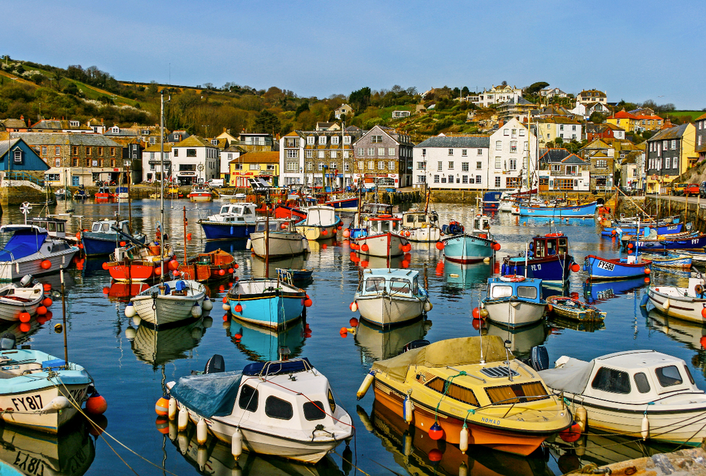 Mevagissey harbour in all its glory! 