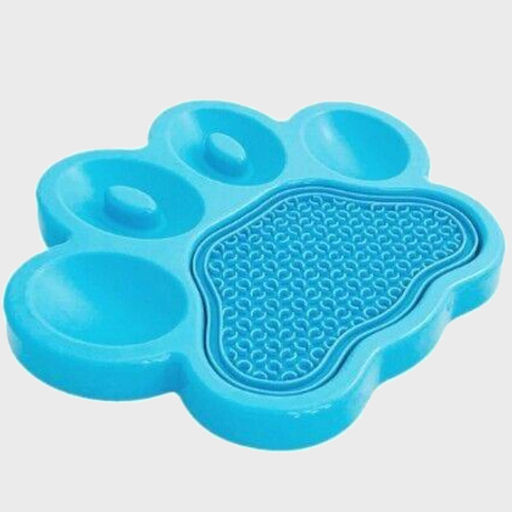 Slow Feeder Puzzle Dog Bowl (blue) -- FREE shipping!