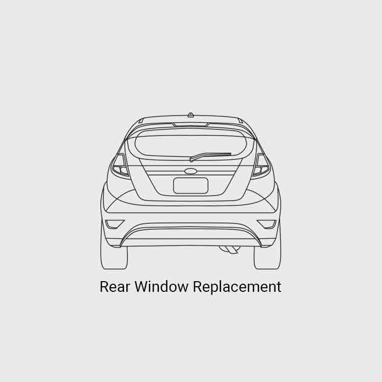 rear window replacement price list