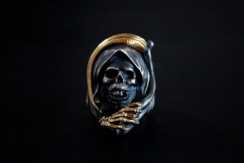 特価良品 Devil's Luck Skull リング 925 / k18 LOOT リング tarkka.pe