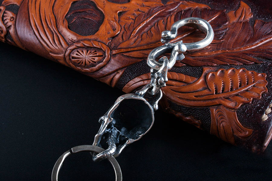 Skull & Snake Key Ring – Holy Buyble