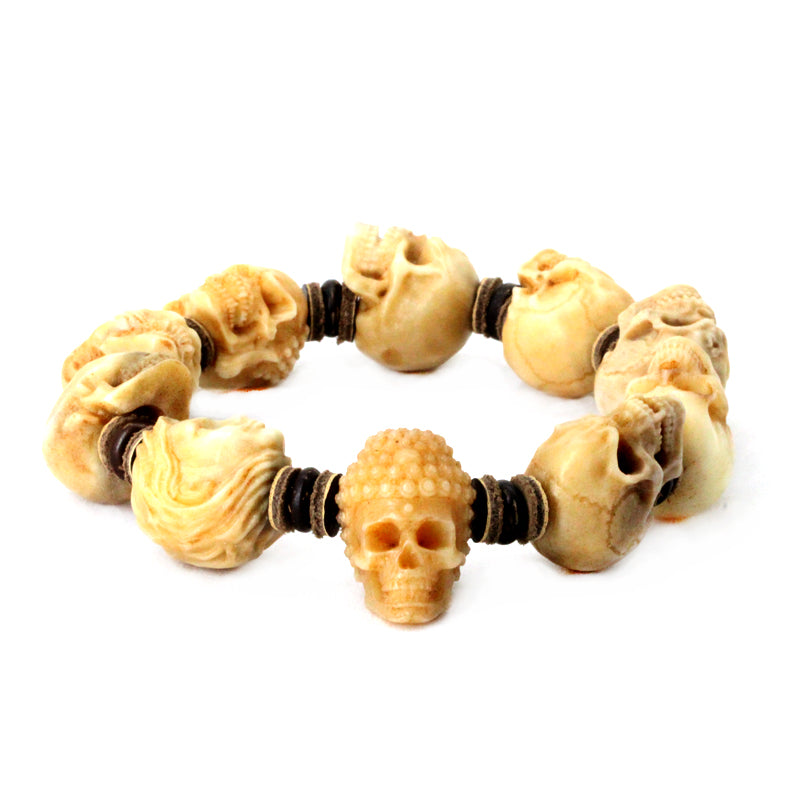 Customizable Deer Antler Skull Bracelet – Holy Buyble