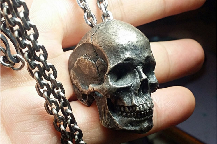 bling skull bracelet