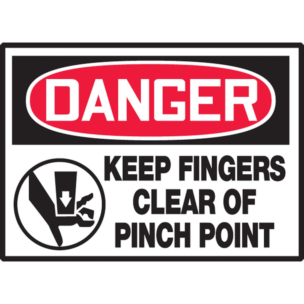 danger sign cut fingers