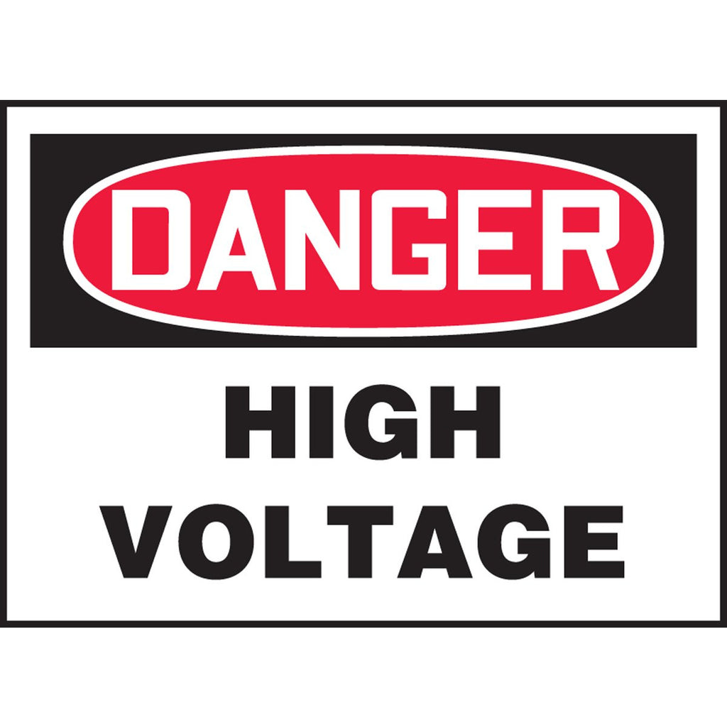 High Voltage Signs Printable - Printable Word Searches