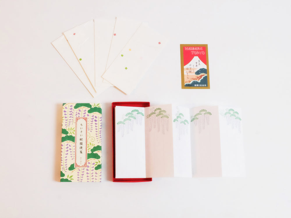 Japanese Print Washi Letter Sets By Haibara Wagumi