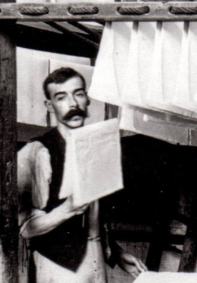 Paper drying guy at J Whatman's Springfield Mill