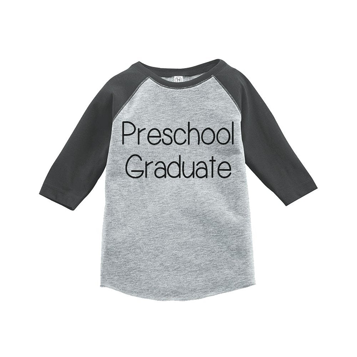 7 ate 9 Apparel Kids Preschool Graduate School Raglan Tee