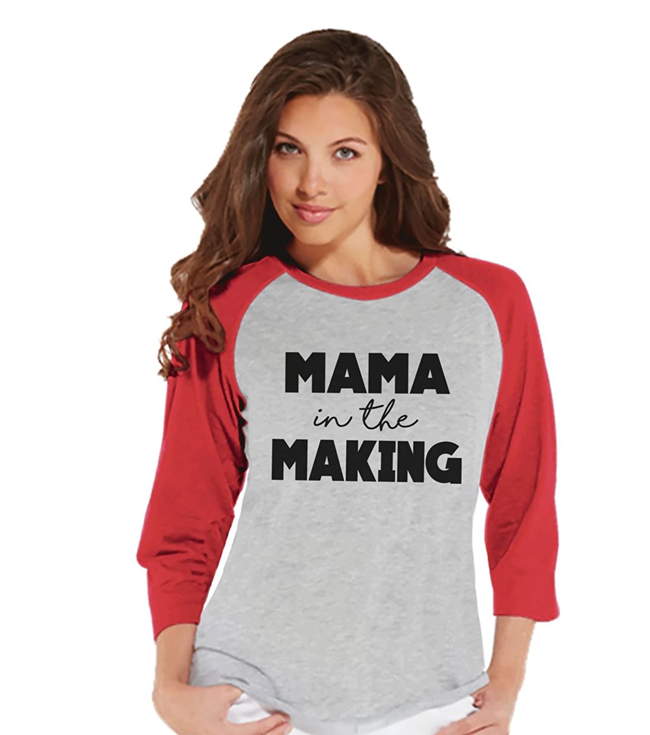 7 ate 9 Apparel Women's Mama In The Making Pregnancy Announc