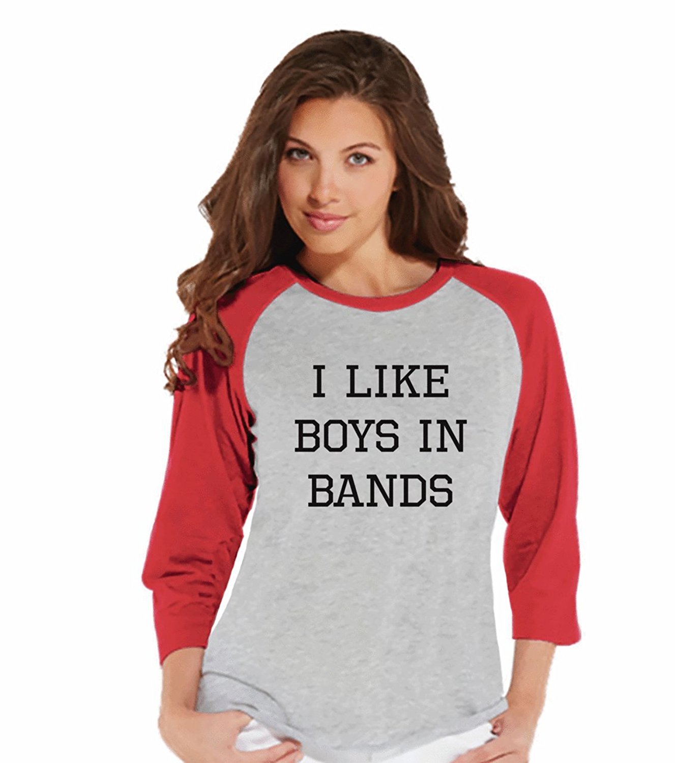 7 ate 9 Apparel Womens Boys In Bands Raglan Tee