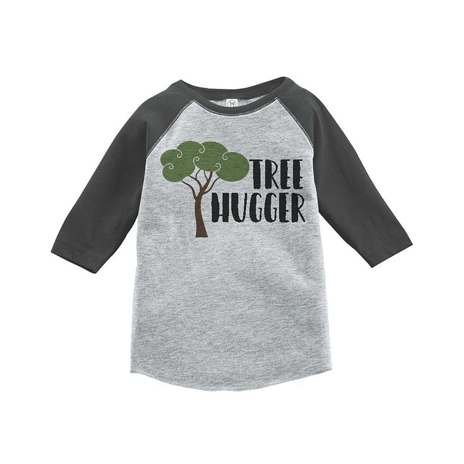 7 ate 9 Apparel Unisex Tree Hugger Outdoors Raglan Tee