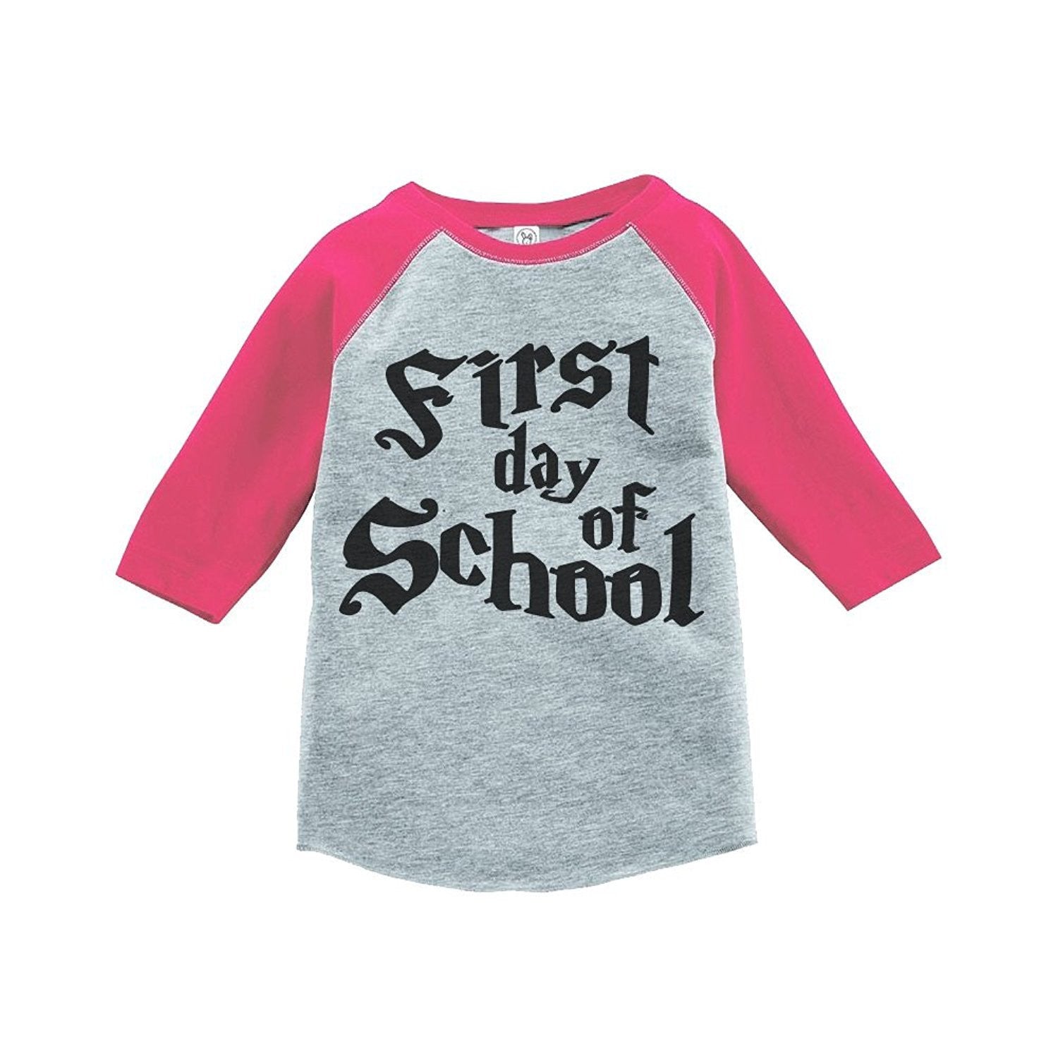 7 ate 9 Apparel Girls First Day of School Raglan Tee