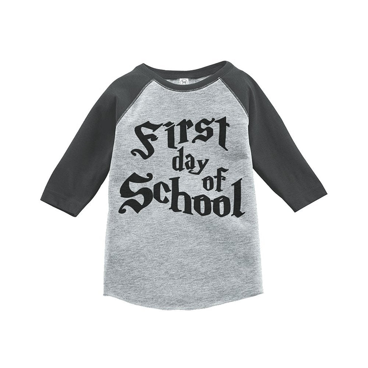 7 ate 9 Apparel Kids First Day of School Raglan Tee