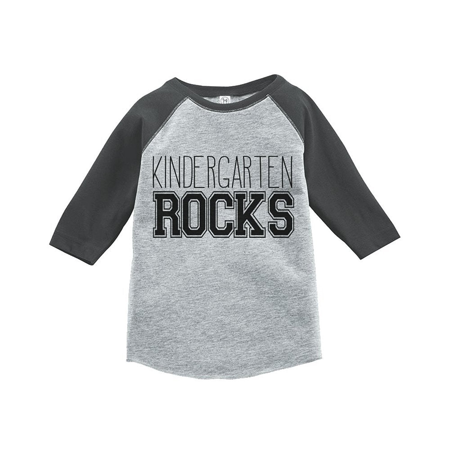 7 ate 9 Apparel Kids Kindergarten Rocks School Raglan Tee