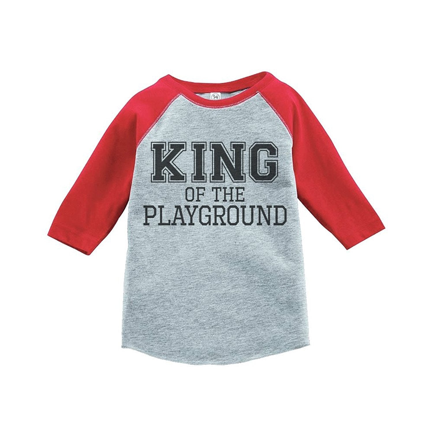 7 ate 9 Apparel Kids King of the Playground School Raglan Tee