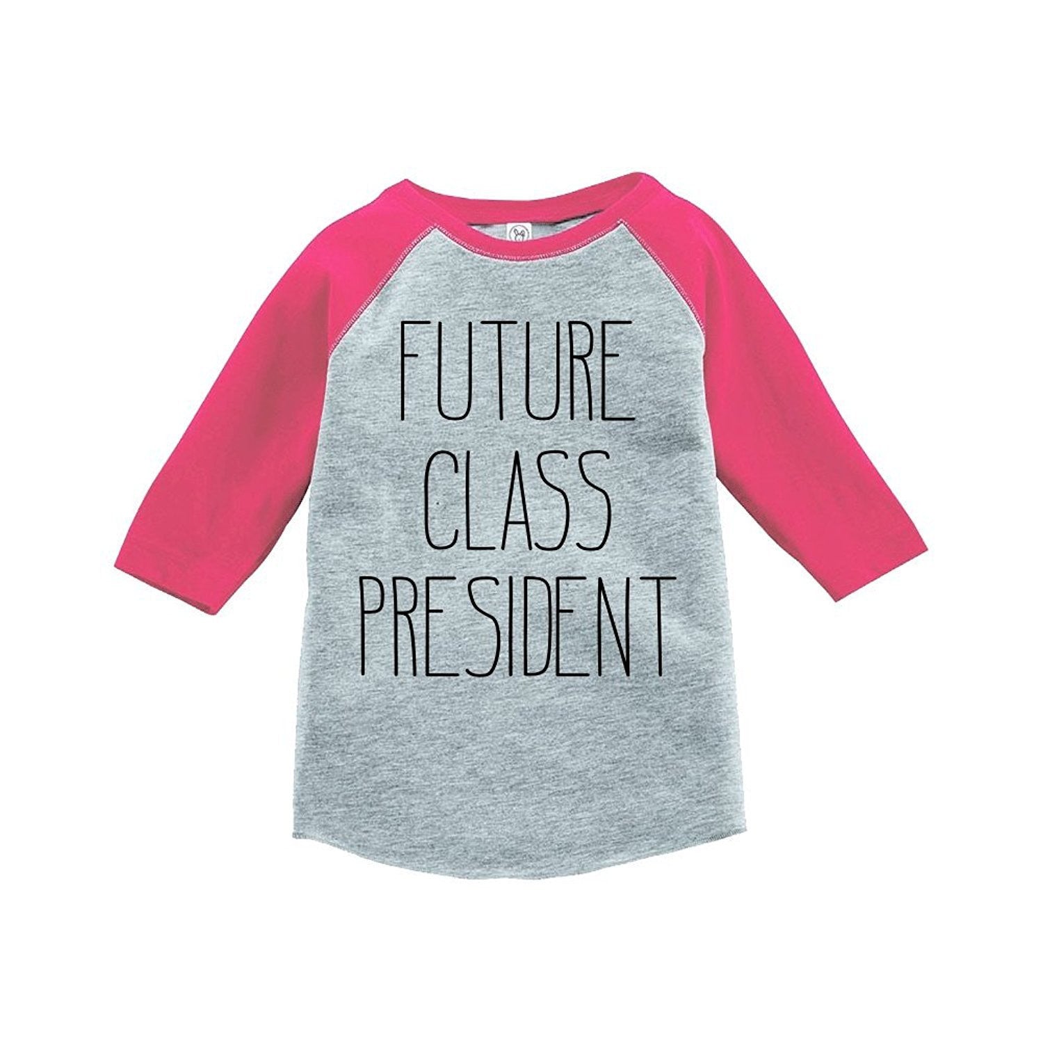 7 ate 9 Apparel Girls Future Class President School Raglan Tee