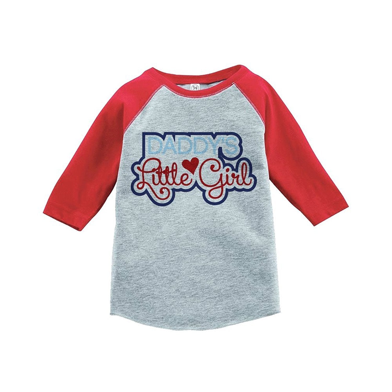 7 ate 9 Apparel Girls' Father's Day Vintage Baseball Tee