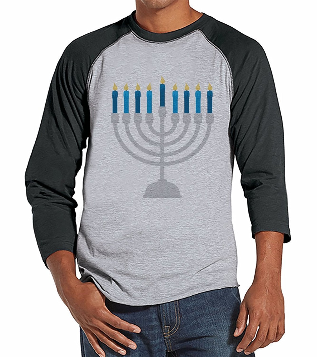 Menorah - Men's Raglan Tee