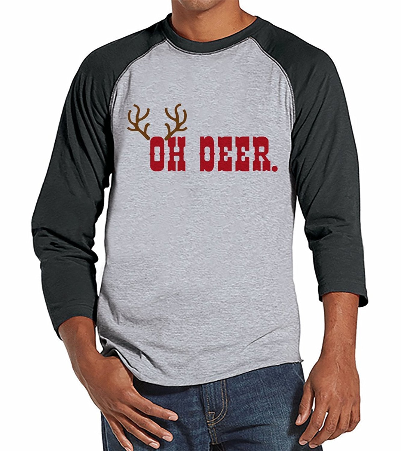 Oh Deer - Men's Raglan Tee