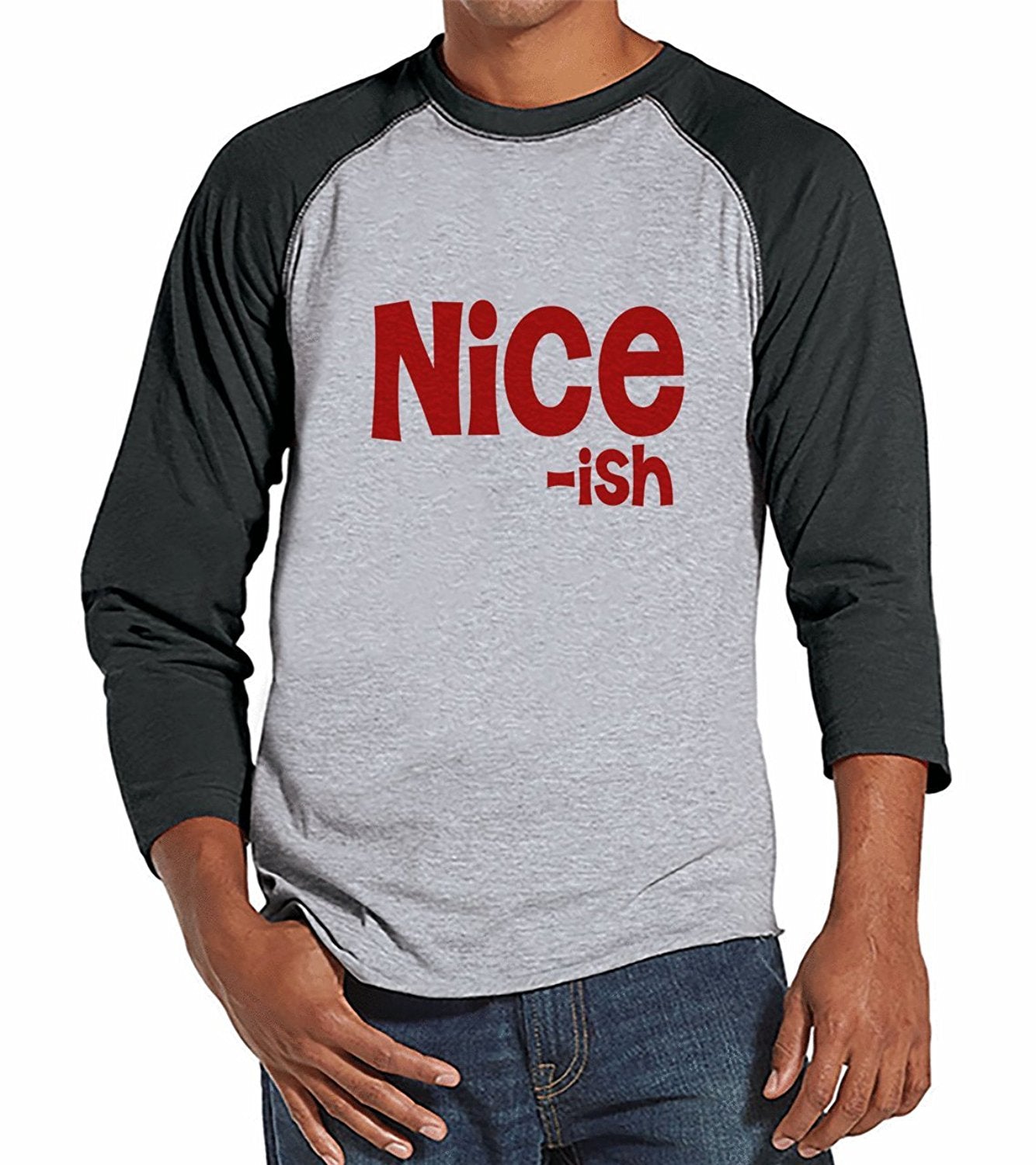 Nice-ish - Men's Raglan Tee