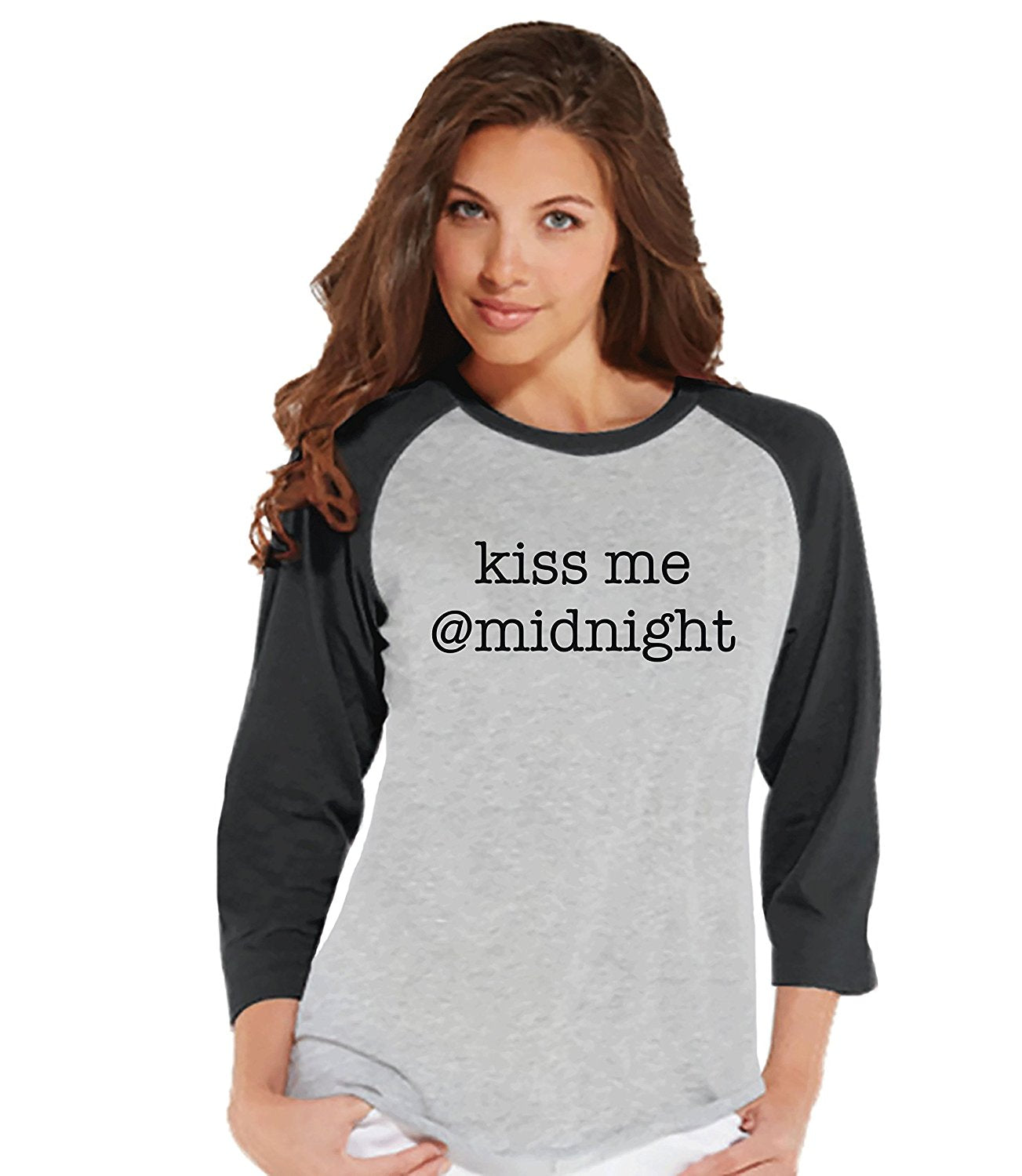 Kiss Me @ Midnight - Women's Raglan Tee