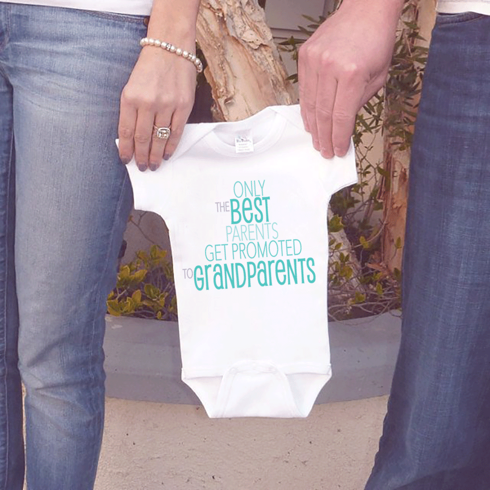 Pregnancy Announcement - Best Parents Get Promoted to Grandparents - P