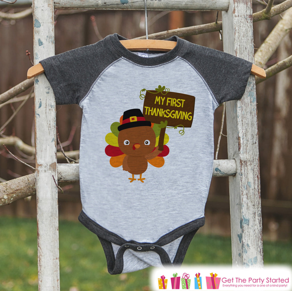my first thanksgiving baby outfit