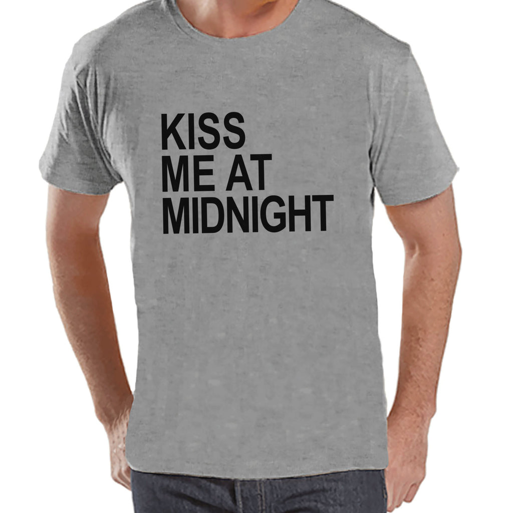 Kiss At Midnight Shirt - New Years Eve - Funny New Years Shirt - Mens – 7  ate 9 Apparel