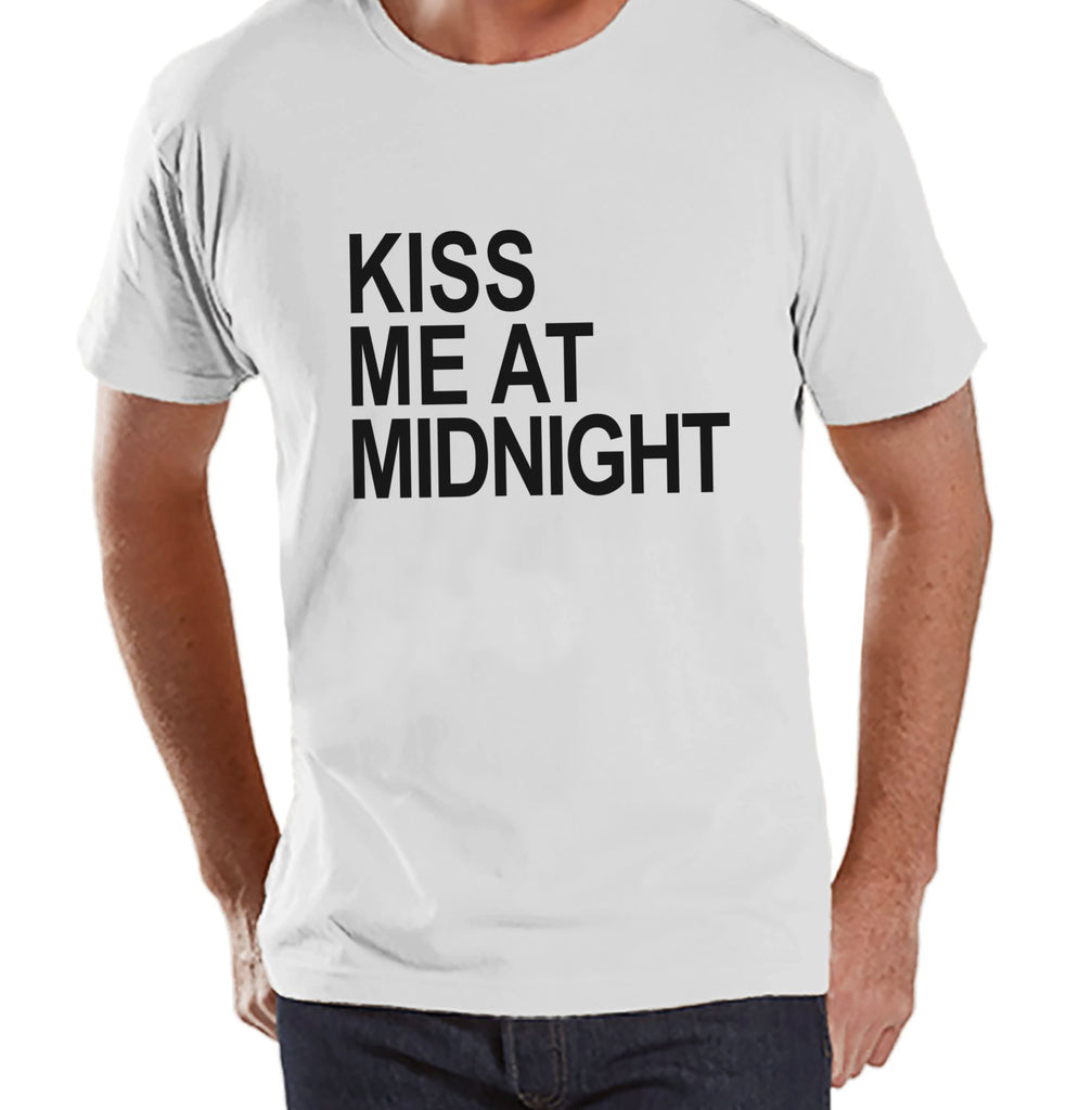 Kiss At Midnight Shirt - New Years Eve - Funny New Years Shirt - Mens – 7  ate 9 Apparel