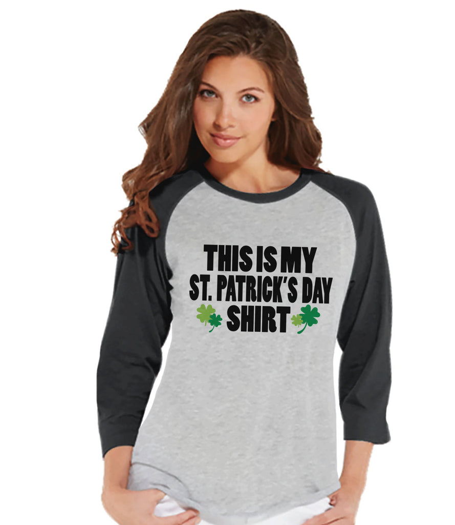 st patrick's day baseball tee