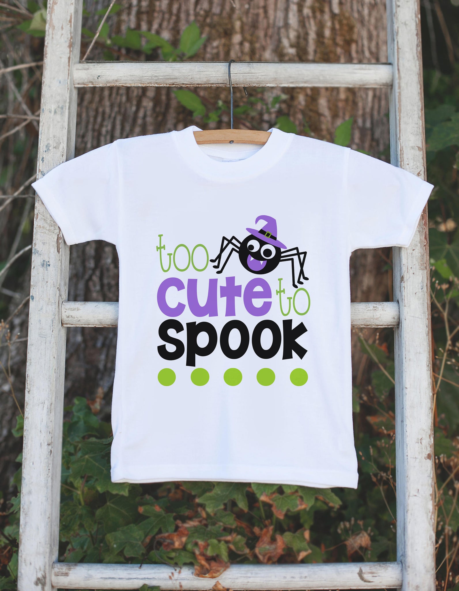Kids Halloween Shirt - Too Cute Shirt - Happy Halloween Tshirt or Onep ...