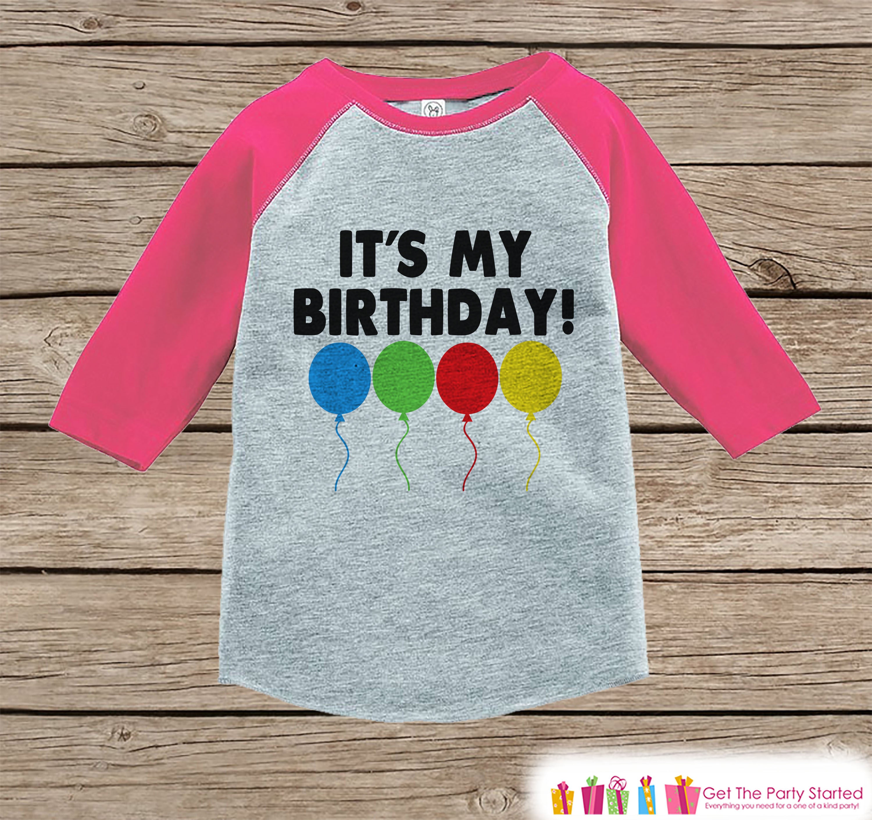 Kids Birthday Shirt - It's My Birthday Shirt or Onepiece - B