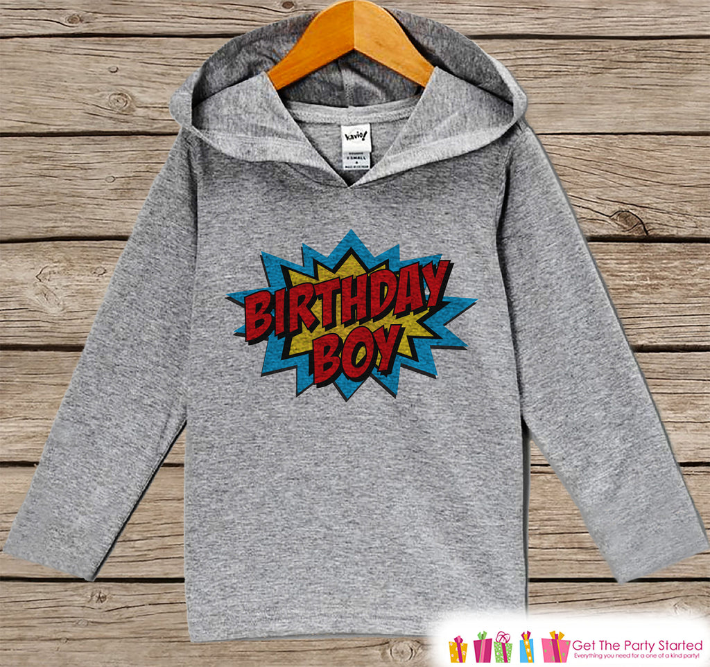 boys superhero hoodie