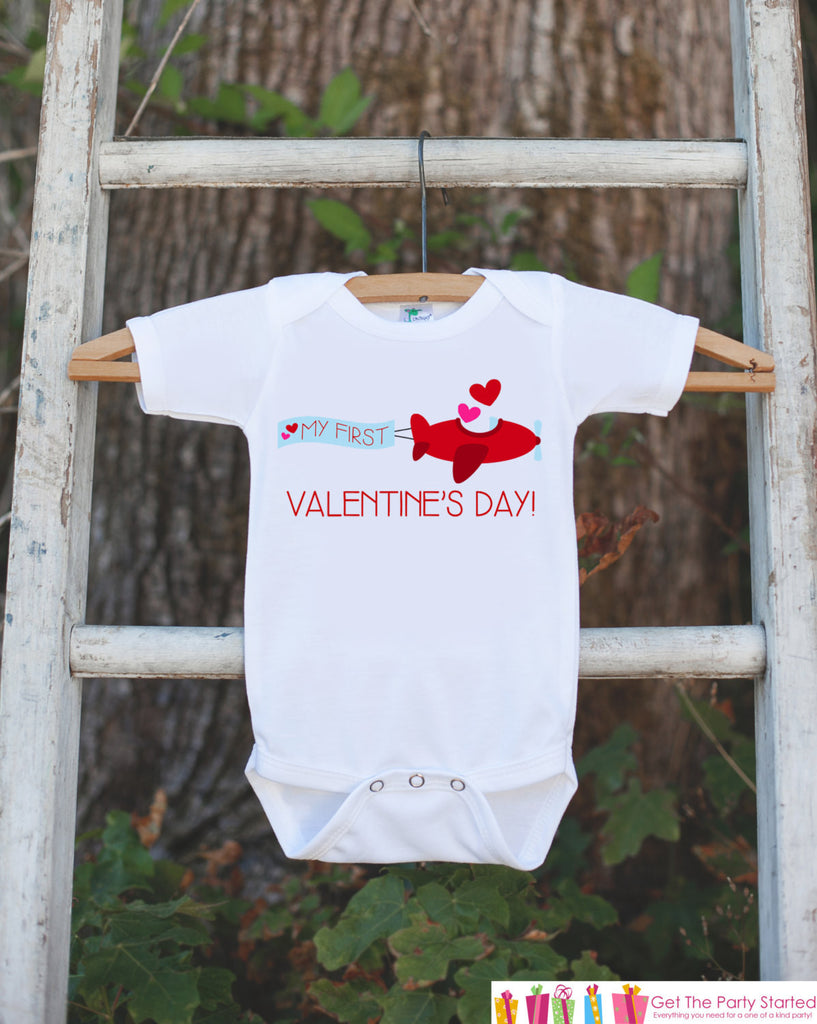 my first valentine's day baby boy clothes