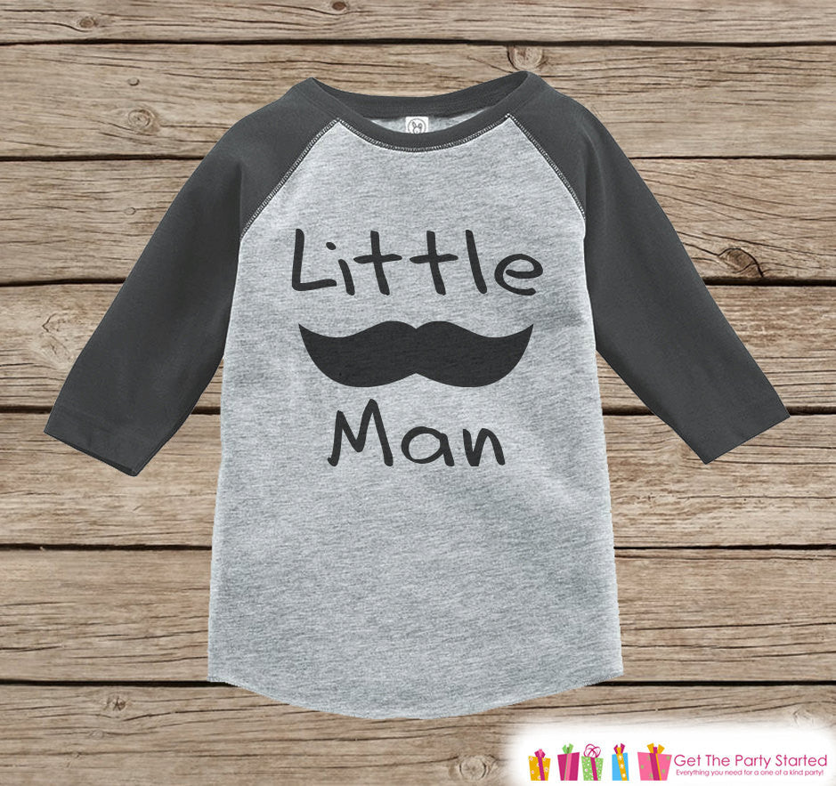 Boys Novelty Little Man Outfit - Baby Boys Onepiece or T-shirt -
